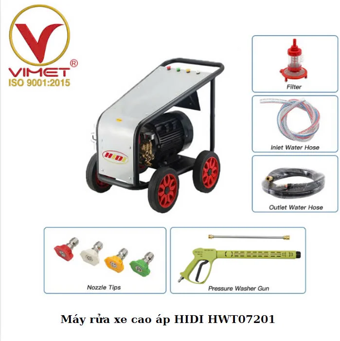Máy rửa xe cao áp HIDI HWT07201